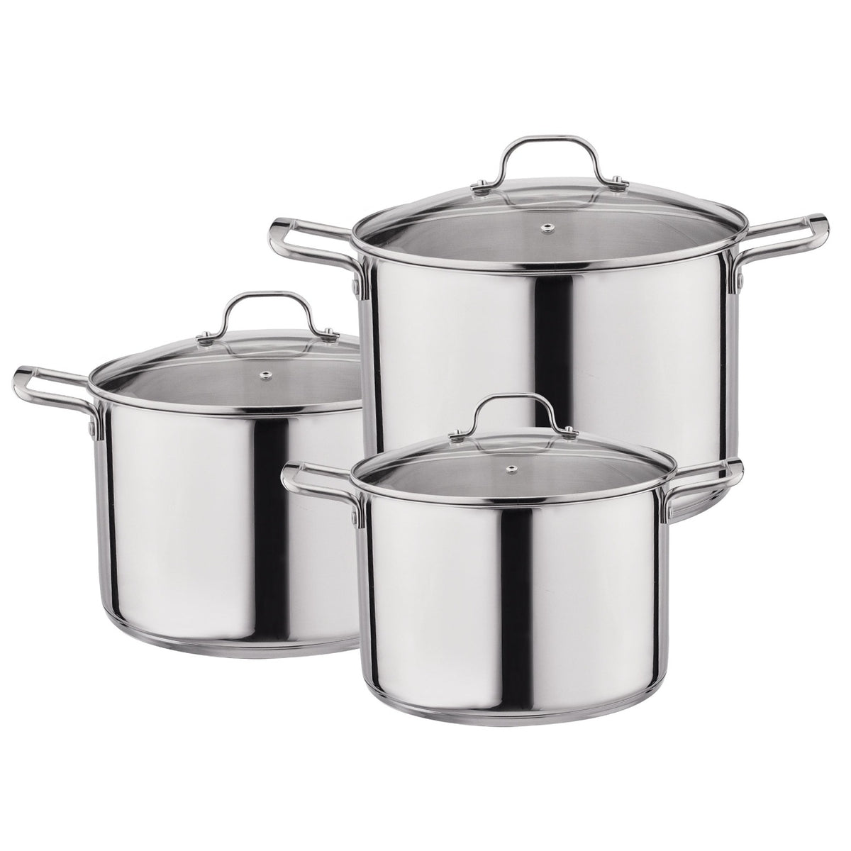 Gourmet Edge - Non-Stick Stainless Steel Stock Pot with Lid #20