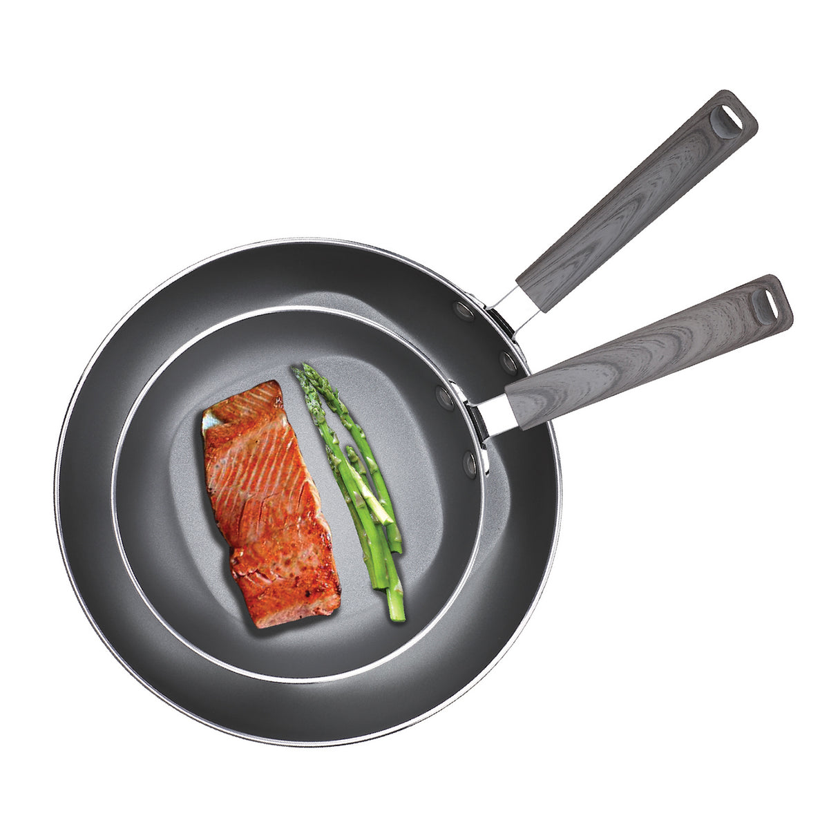 Not A Square Pan - 2PC NONSTICK FRYPAN #SP-2205 – Womynhomeproducts