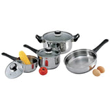 Elegant 7-Piece Stainless Steel Cookware Collection