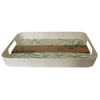 Eco-Friendly 15"x11.5" Bamboo Serving Tray (Spring Bud)