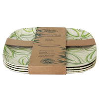 Eco-Friendly 8.75" Square Bamboo Plates (Spring Bud)-Set of4