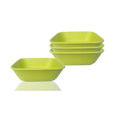 Eco-Friendly 5.25" Square Bamboo Bowls (Set of 4)