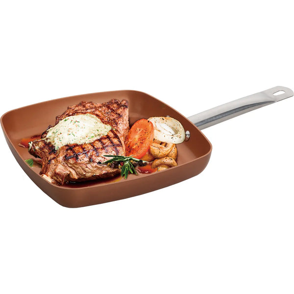 9.5" Square Copper Frypan