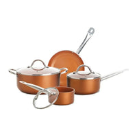 7-Piece Titanium Ceramic Nonstick Cookware Set