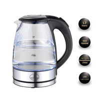 Electric Tea Kettle - 1.7 Liter Stainless Steel