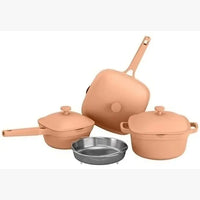 GOURMET EDGE- CAST ALUMINUM 7 PC COOKWARE SET - Spice