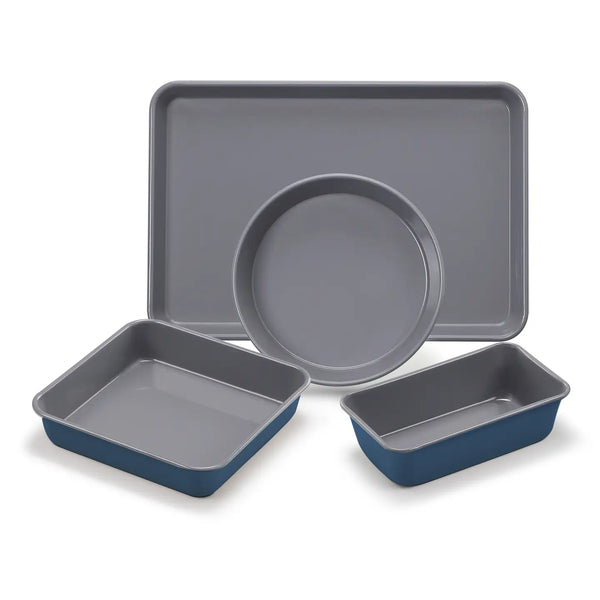 Gourmet Edge Nonstick Ceramic Bakeware Set (4 Piece Set)