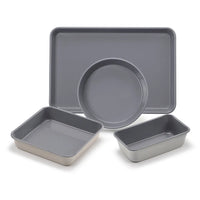 Gourmet Edge Nonstick Ceramic Bakeware Set (4 Piece Set)