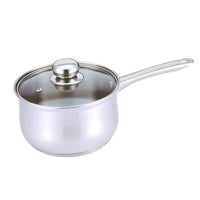 Stainless Steel Saucepan with Glass Lid - Small