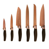 New England Cutlery 7 Piece Knife Block Set