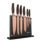 New England Cutlery 7 Piece Knife Block Set