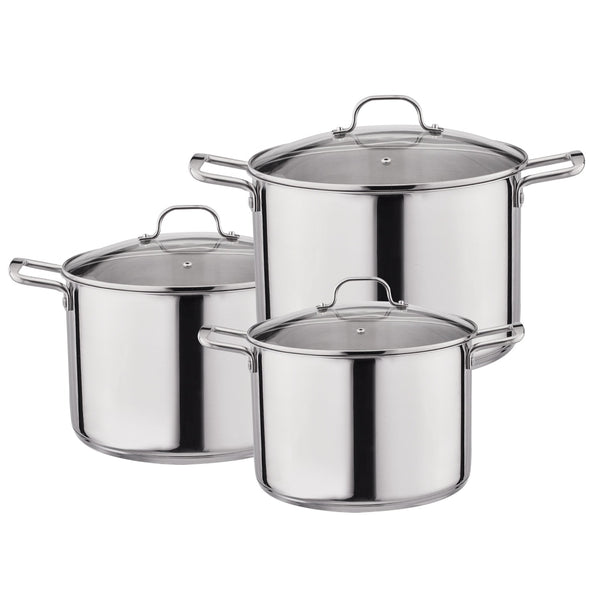 Gourmet Edge - Non-Stick Stainless Steel Stock Pot with Lid #20-3033